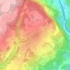 Lohn (SH) topographic map, elevation, terrain