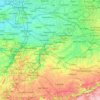 Vlaams-Brabant topographic map, elevation, terrain