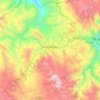 Huamachuco topographic map, elevation, terrain