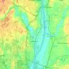 Windsor topographic map, elevation, terrain
