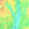 Windsor topographic map, elevation, terrain