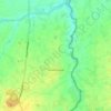 Houtkerke topographic map, elevation, terrain