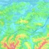Briscous topographic map, elevation, terrain