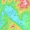 Suwa topographic map, elevation, terrain