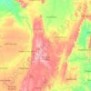 Morro do Chapéu topographic map, elevation, terrain
