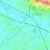 Bavinchove topographic map, elevation, terrain