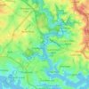 Lane Cove River topographic map, elevation, terrain