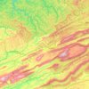 Tazewell County topographic map, elevation, terrain