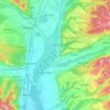 Galicea topographic map, elevation, terrain