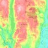 Barkhamsted topographic map, elevation, terrain