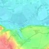 Le Loir topographic map, elevation, terrain