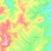 Olopa topographic map, elevation, terrain