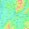 Liling topographic map, elevation, terrain
