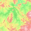 Lago de Serra da Mesa topographic map, elevation, terrain