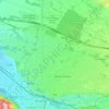 Pau topographic map, elevation, terrain