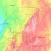 The Barossa Council topographic map, elevation, terrain