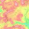 Kars topographic map, elevation, terrain
