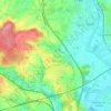 La Bazoge topographic map, elevation, terrain