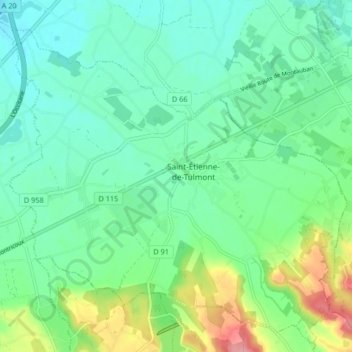 82410 topographic map, elevation, terrain