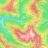 Bargagli topographic map, elevation, terrain