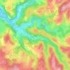Laguenne topographic map, elevation, terrain