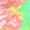 Cocos topographic map, elevation, terrain