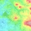 Montmirail topographic map, elevation, terrain