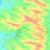 Nizas topographic map, elevation, terrain