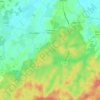 La Vendue-Mignot topographic map, elevation, terrain