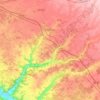 Villatobas topographic map, elevation, terrain