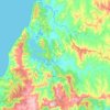 Vichuquén topographic map, elevation, terrain