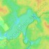 Großer Brückentinsee topographic map, elevation, terrain