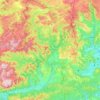 Grand Orb topographic map, elevation, terrain