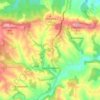 Brankovina topographic map, elevation, terrain