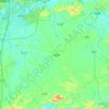 邕宁区 topographic map, elevation, terrain