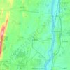 Suffield topographic map, elevation, terrain