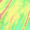 Monroe Township topographic map, elevation, terrain