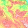 Pancrudo topographic map, elevation, terrain