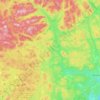 Chertsey topographic map, elevation, terrain