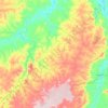 Paredão de Minas topographic map, elevation, terrain