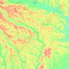 Cardeal da Silva topographic map, elevation, terrain
