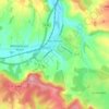 Poix-Terron topographic map, elevation, terrain