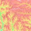 Vinkivtsi Settlement Hromada topographic map, elevation, terrain