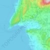 Garda topographic map, elevation, terrain