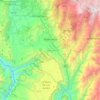 Piedecuesta topographic map, elevation, terrain