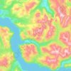Møre og Romsdal topographic map, elevation, terrain