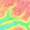 Vervins topographic map, elevation, terrain