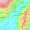 Valledupar topographic map, elevation, terrain