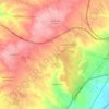 Cedillo del Condado topographic map, elevation, terrain