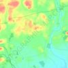 Thomastown topographic map, elevation, terrain